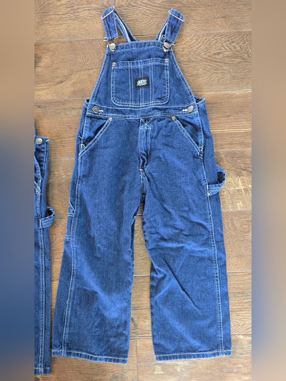 Boys Key Bib Overalls, 3 Pairs - Picture 2 of 4